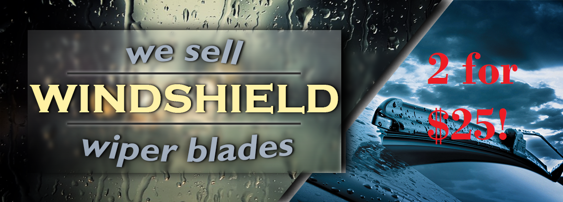 We Sell Windshield Wiper Blades